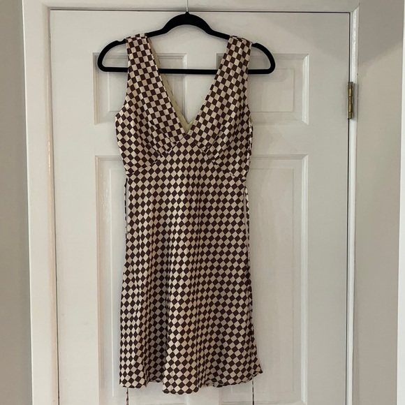 Peppermayo Dresses & Skirts - NWT pepper Mayo chocolate check Audrey slip dress